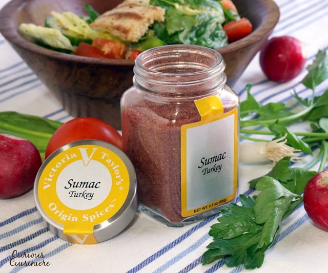What is sumac? A guide to Middle Eastern sumac spice including recipes using sumac. | www.CuriousCuisiniere.com