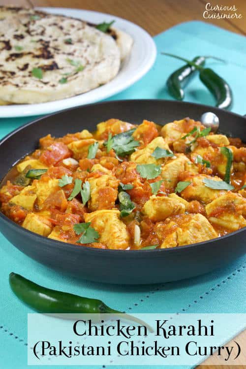 Grab some Naan, Chicken Karahi is a fragrant Pakistani Chicken Curry that will have you wanting to savor every last bite! | www.CuriousCuisiniere.com