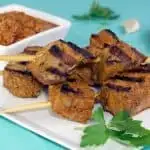 Pinchos Morunos (Spanish Pork Skewers) with Mojo Picon #SundaySupper