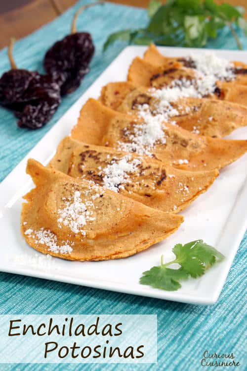 Enchiladas Potosinas • Curious Cuisiniere