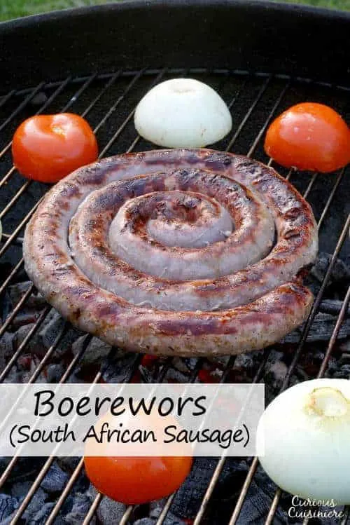 Boerewors South African Sausage And A