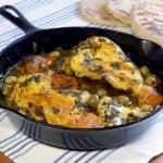 Djaj Mqualli (Moroccan Preserved Lemon Chicken Tagine) #SundaySupper