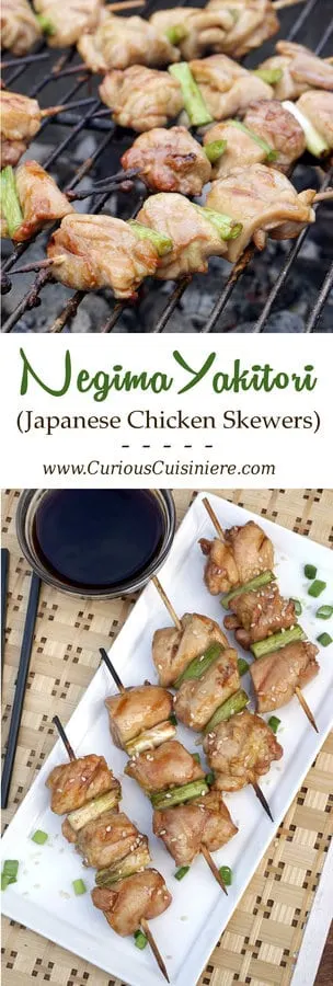 Japanese Chicken Skewers - Negima Yakitori