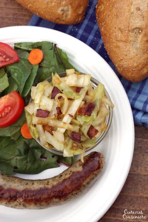 Kapusta (Polish Braised Cabbage) • Curious Cuisiniere