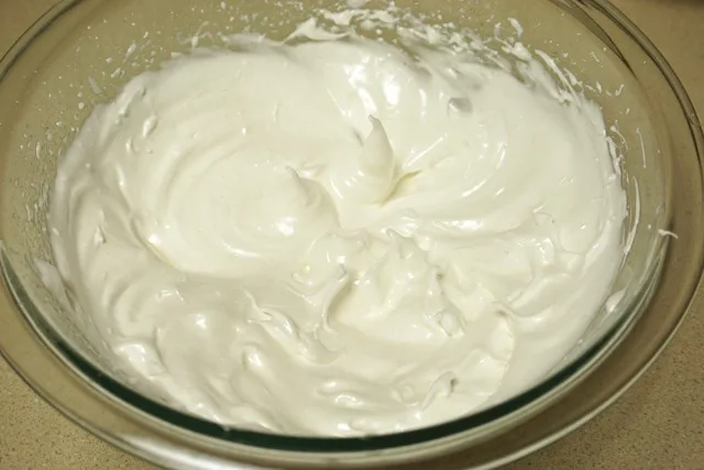 Stiff peaks egg whites