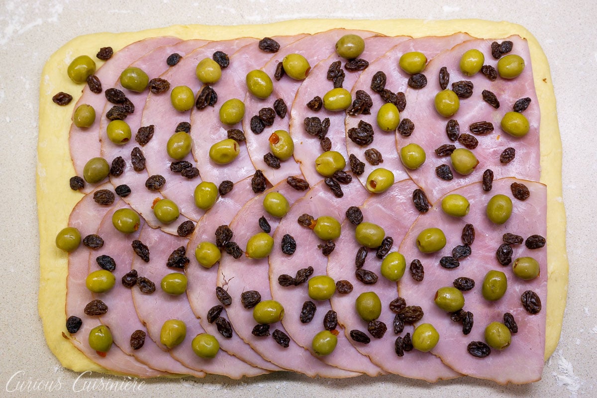 Pan de Jamon (Venezuelan Ham Bread) • Curious Cuisiniere