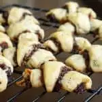 Rugelach with Two Fillings (Chocolate Raspberry and Walnut Cinnamon)