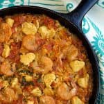 Easy Shrimp and Chicken Paella