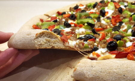 Thick and thin pizza deals