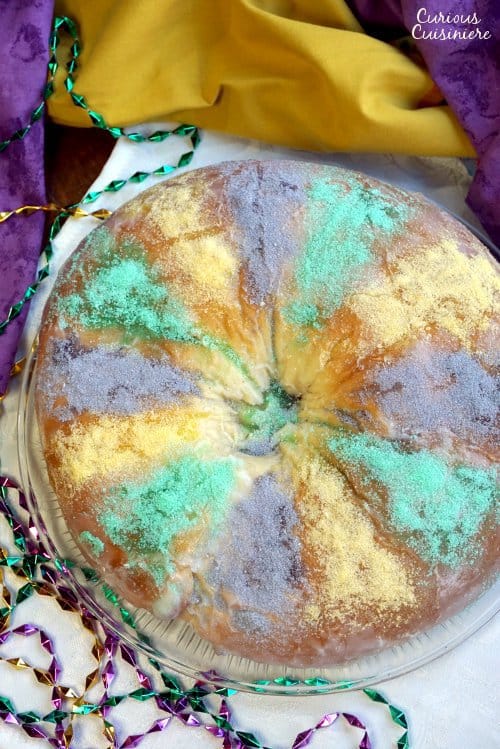 Traditional Mardi Gras King Cake • Curious Cuisiniere