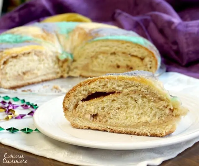 Traditional Mardi Gras King Cake Curious Cuisiniere Traditional Mardi Gras King Cake Curious Cuisiniere