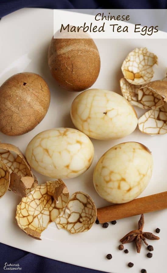 Marbled Chinese Tea Eggs • Curious Cuisiniere