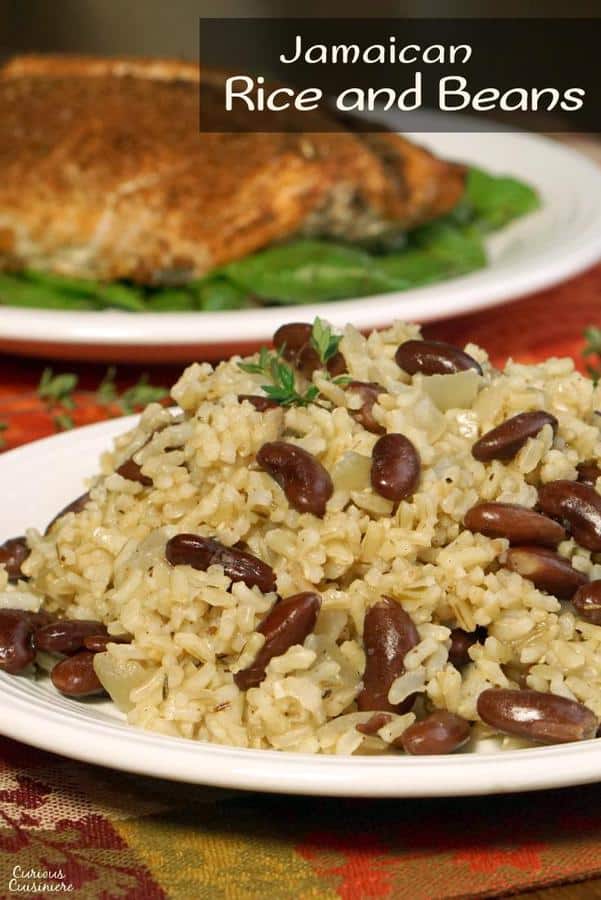 Jamaican Rice and Peas (Coconut Rice and Beans) • Curious Cuisiniere
