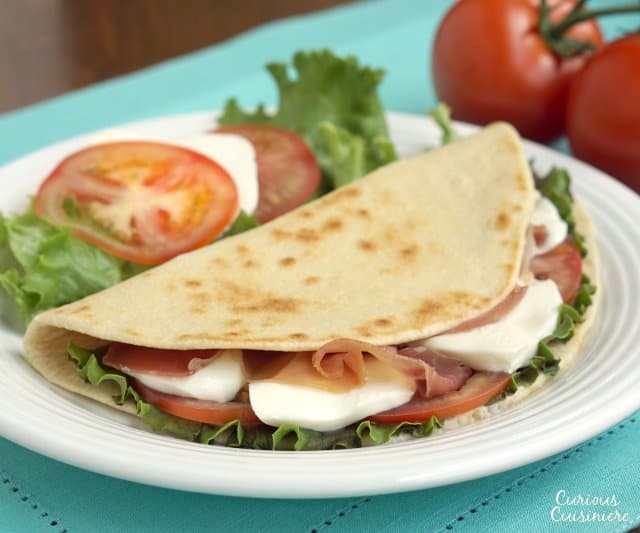 Piadina (Italian Flatbread Sandwiches) • Curious Cuisiniere