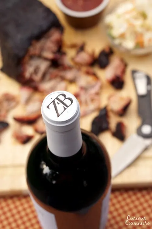Smoked pork and wine pairing. Summer grilling. Memphis style BBQ pork. | www.CuriousCuisiniere.com