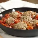 Polpette alla Napoletana (Italian Meatballs In Tomato Sauce)