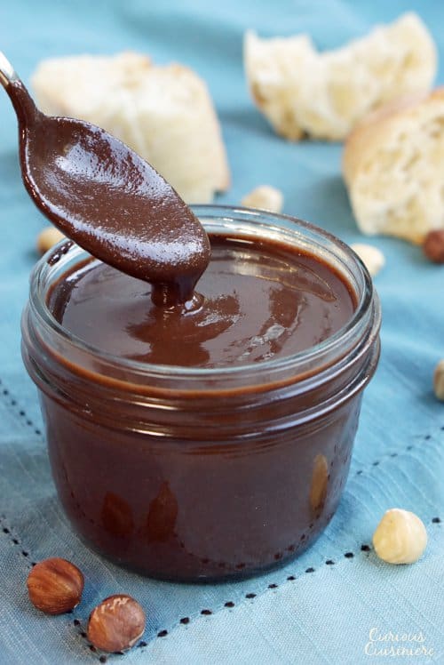 Italian Chocolate Hazelnut Spread (Homemade Nutella) • Curious Cuisiniere