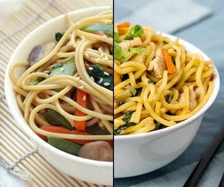 What is the difference between chow mein and lo mein?