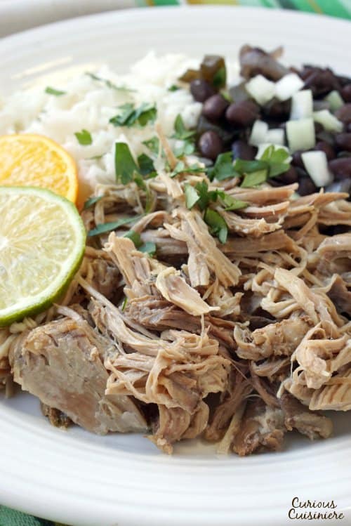 Slow Cooker Cuban Mojo Pork Recipe • Curious Cuisiniere