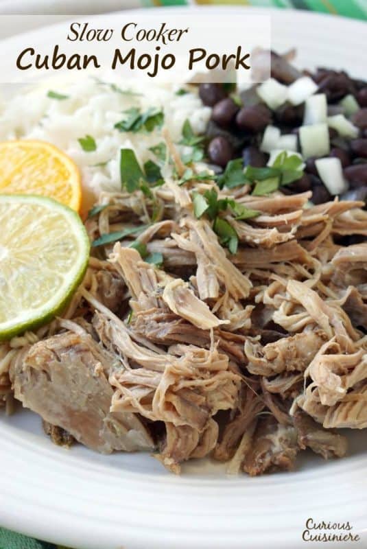 Slow Cooker Cuban Mojo Pork Recipe • Curious Cuisiniere