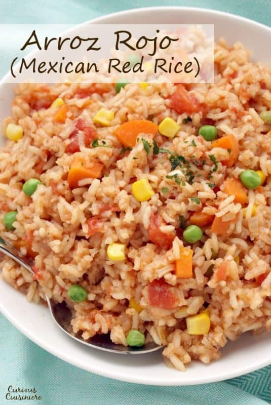 Arroz Rojo (Mexican Red Rice) • Curious Cuisiniere