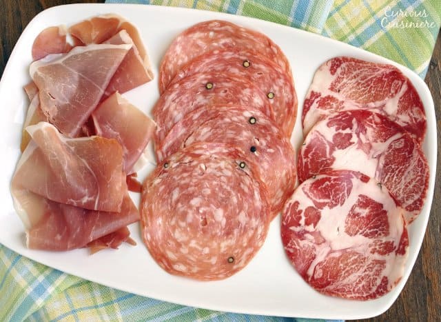Italian Sausage Trio: Prosciutto, Soppressata, Capicola | www.CuriousCuisiniere.com