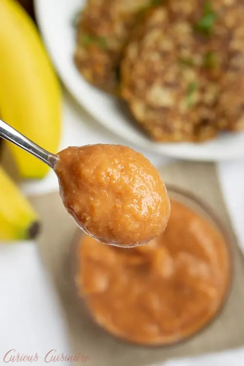While it may sound odd, Filipino Banana Ketchup is a delicious condiment that is sweet and tangy, and remarkably similar to tomato ketchup in flavor. You might just forget there are bananas in there! | www.CuriousCuisiniere.com