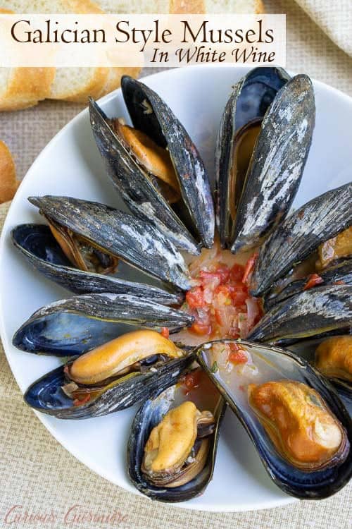 Galician Style Mussels In White Wine And An Albariño Wine Pairing