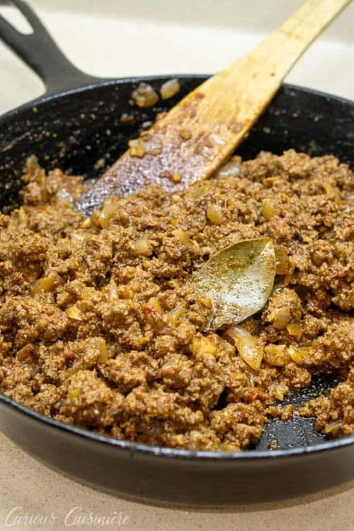 Spiced Meat Sauce For Moussaka | www.CuriousCuisiniere.com