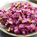 Russian Beet Salad with Prunes and Walnuts