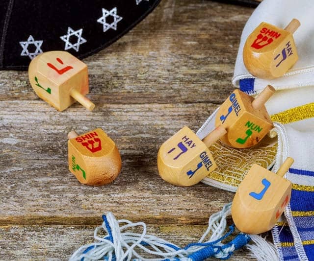 Hanukkah dreidel