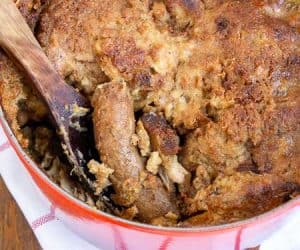 Our easy French cassoulet recipe takes all the rich flavors of traditional cassoulet and makes the dish easy to make in just a few hours. This cassoulet is a chicken, white bean, and Italian sausage casserole that is wonderfully flavorful. True comfort food. | www.CuriousCuisiniere.com