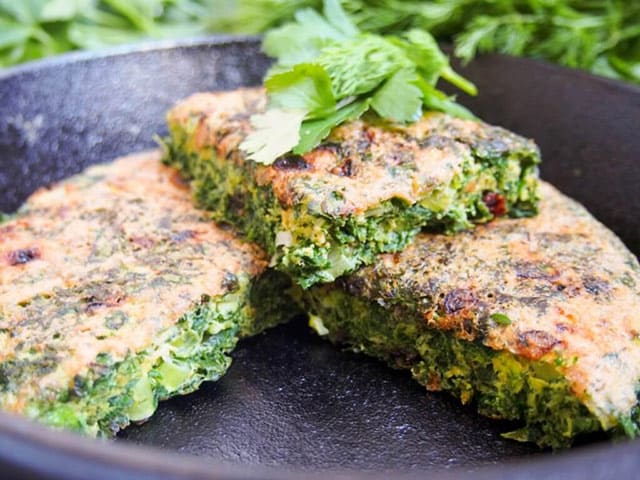 ‘Kuku sabzi’ - Persian herb frittata