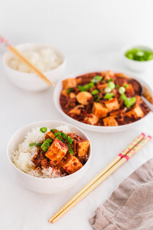 Chinese Sichuan Mapo Tofu Recipe • Curious Cuisiniere
