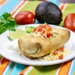 Baked Chicken Chimichangas