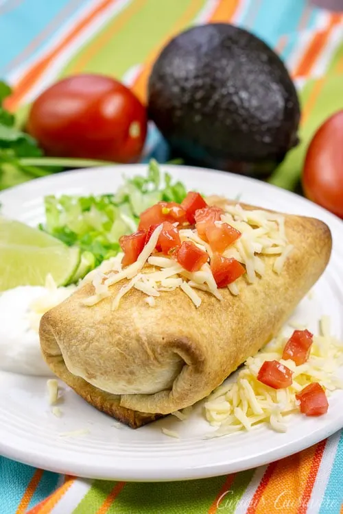 Baked Chicken Chimichangas - Simple Healthy Kitchen