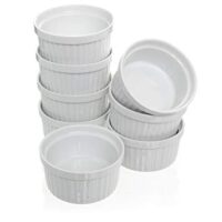 Set of 8, 4 oz Porcelain Ramekins