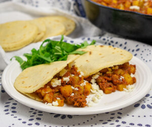 Two Chorizo Potato Gorditas