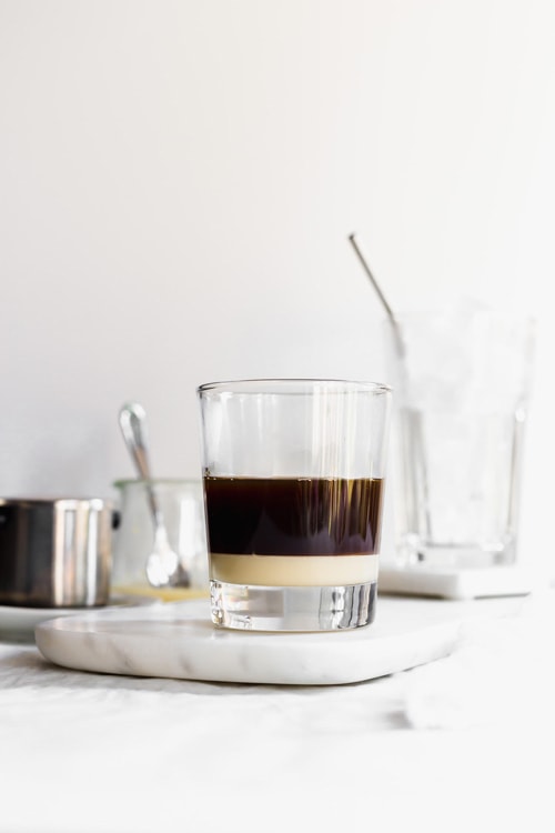 Strong brewed Vietnamese coffee