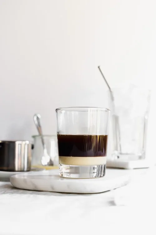 Strong brewed Vietnamese coffee