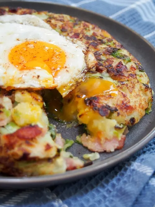 Cut Bubble and Squeak (British Potato Cakes)