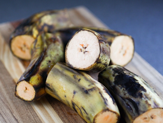 Plantains for Bolivian Chicken Noodle Soup