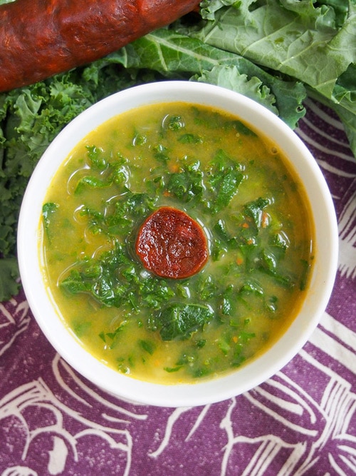 Caldo Verde (Portuguese Green Soup) • Curious Cuisiniere