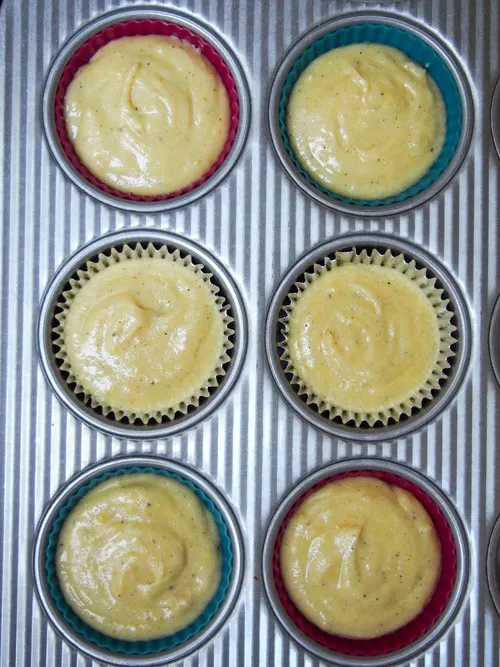 Persian Love Cake Cupcakes ready to bake