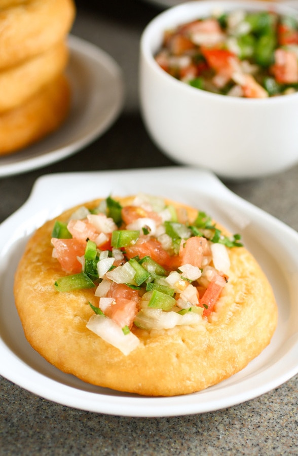 Chilean Sopaipillas with Pebre