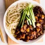 Jajangmyeon (Korean Black Bean Sauce Noodles)