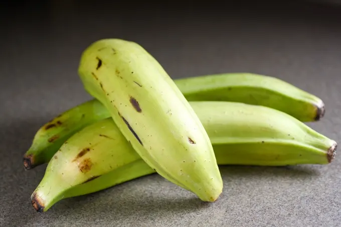 Green plantains for bolon de verde