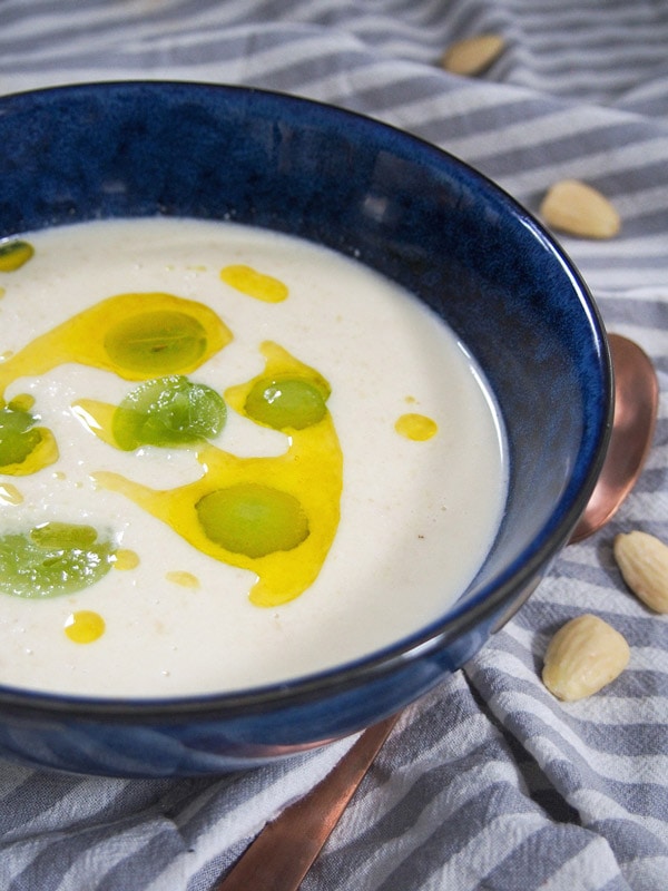 Ajo Blanco (Spanish Almond Soup) • Curious Cuisiniere