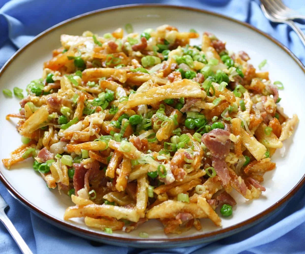 Revuelto Gramajo (Argentinian Scrambled Eggs and Potatoes)