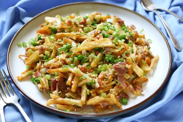 Revuelto Gramajo (Argentinian Scrambled Eggs and Potatoes)